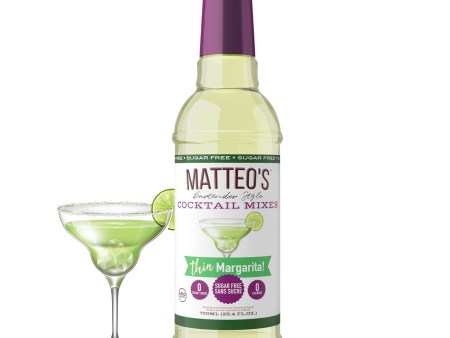 Sugar Free Cocktail Mixes - Margarita | 6 x 750ml Bottles Online Sale