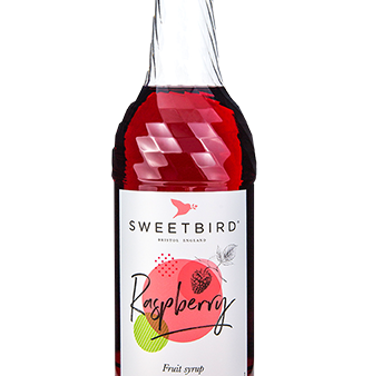 Sweetbird Syrup - Raspberry - 6 x 1 L Case - Vegan - Canadian Distribution For Discount