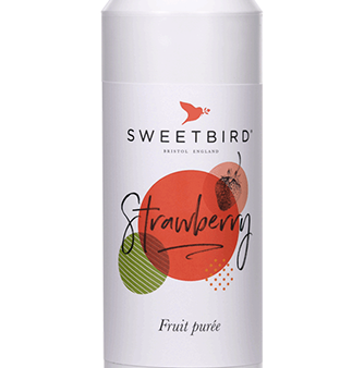 Sweetbird Purees - Strawberry - 6 x 1 L Case - Vegan - Canadian Distribution Online Hot Sale