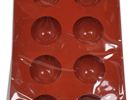 Silicone 1 2 Sphere Mold - 8 Compartment - SF004 For Discount