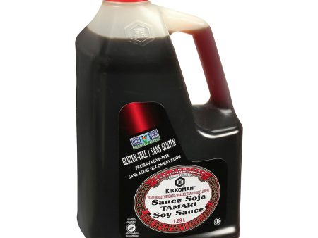 Sauce Soy Tamari Gluten-Free - 6 x 1.89 L - Kikkoman - Restaurant and Foodservice Ingredients - Canadian Distribution Online Sale