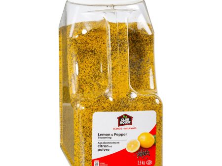 Spice Pepper Lemon Jug - 1 x 3.5 kg - Clubhouse - Restaurant and Foodservice Ingredients - Canadian Distribution Supply