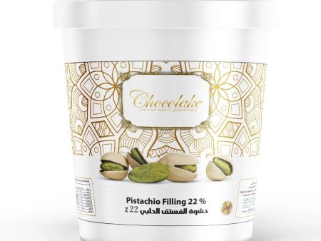 Pistachio Filling 22%  - Chocolake - 1 x 5 KG - Canadian Distribution Sale