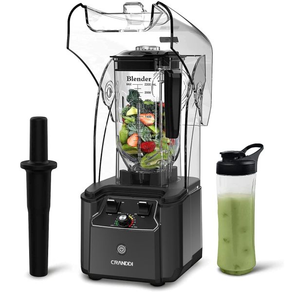 CRANDDI Commercial Quiet Blender K90 Grey Supply