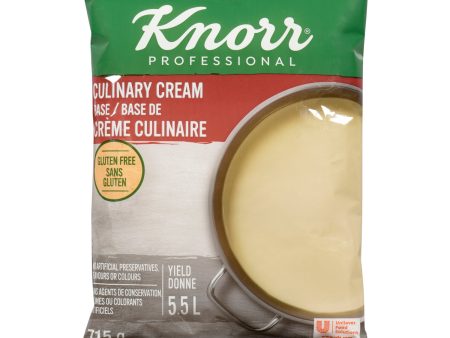 Base Cream Culinary Gluten-Free - 6 x 715 g - Knorr Swiss - Restaurant and Foodservice Ingredients - Canadian Distribution Online Hot Sale