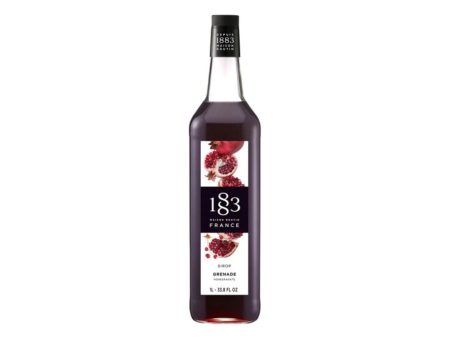 1883 Maison Routin Premium Syrup - 6 x 1L Pet-Plastic Bottles  - Pomegranate Hot on Sale