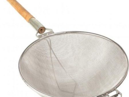 Strainer - Heavy Duty Double Mesh 12  - Long Handle - OM81004 Sale