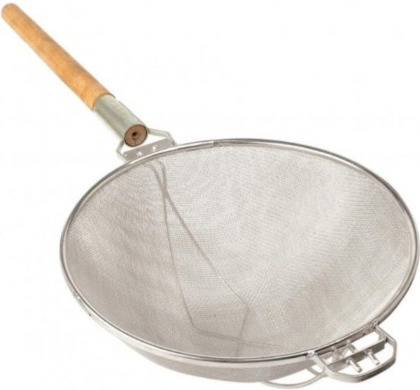 Strainer - Heavy Duty Double Mesh 12  - Long Handle - OM81004 Sale