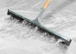 Assembled 24 Inch Straight Squeegee With 54 Inch Tapered Wood Handle - Sold By The Case Online now