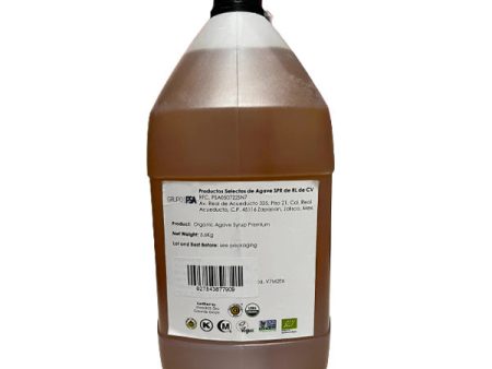 Agave Organic Syrup - 4 x 5.8 LT - By Grupo PSA Canada Supply