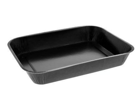 Tray Paper Dual Ovenable Black Ovnbl Blk PFAS-Free - 1 x 250 count - Pactiv Corp - Packaging and Accessories - Restaurant Supplies and Equipment - Canadian Distribution Online now