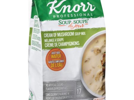 Soup Cream Of Mushroom Gluten-Free - 4 x 555 g - Knorr Swiss - Restaurant and Foodservice Ingredients - Canadian Distribution Cheap