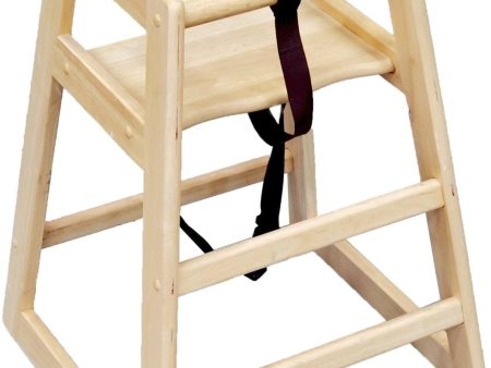 29  High Chair - Wood - Natural Supply