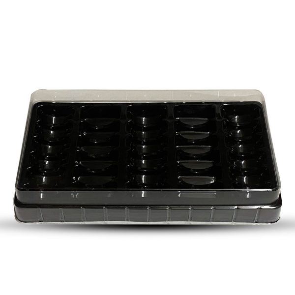 Cookie Tray & Lid - 30 Cavities - Pack of 20 Online now