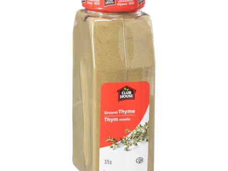 Spice Thyme Ground - 12 x 375 g (Case = 1 x 375 g) - Clubhouse - Restaurant and Foodservice Ingredients - Canadian Distribution Sale