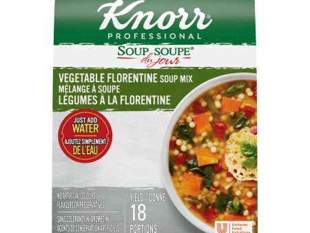 Soup Vegetable Florentine - 4 x 449 g - Knorr Swiss - Restaurant and Foodservice Ingredients - Canadian Distribution Online Sale