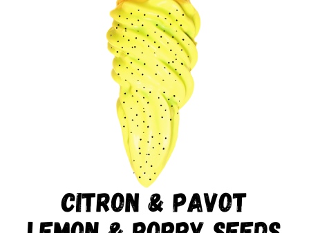 Belgian Lemon & Poppy Seed Cone Dip - Case of 6 x 1KG - Canadian Distribution For Sale