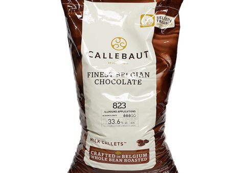 CALLEBAUT - MILK CHOCOLATE CALLETS 823-NV-595 - 10KG - Barry Callebaut Canadian Distribution For Sale