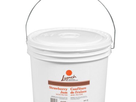 Jam Strawberry With Pectin - 1 x 14 kg - Lynch - Baking Mixes and Ingredients - Canadian Distribution Cheap