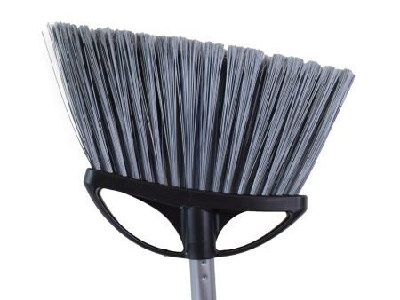 12 Inch Large Angle Broom Wtih 48 Inch Metal Handle - Sold By The Case Sale