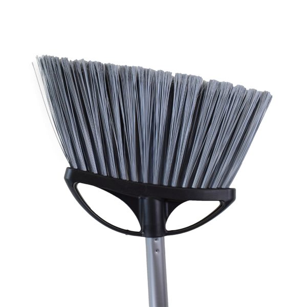 12 Inch Large Angle Broom Wtih 48 Inch Metal Handle - Sold By The Case Sale