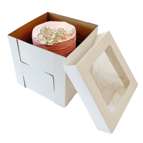 Cake Flex Box - 8  x 8  x 12  - 25 Pack Cheap