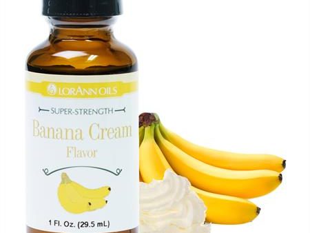 Banana Cream Flavoring - Super Strength Flavor 1 oz., 16 oz., 1 Gallon, 5 Gallons Discount