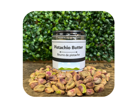 All Natural - Premium Pure Pistachio Butter (aka Pistachio Cream or Filling) - 100% Pure Pistachio Paste - 200g Jar or 5KG Bulk Bucket - For Cooking, Baking, Ice Cream, Gelato, Desserts, Sauce and Toppings - Canadian Distribution Discount