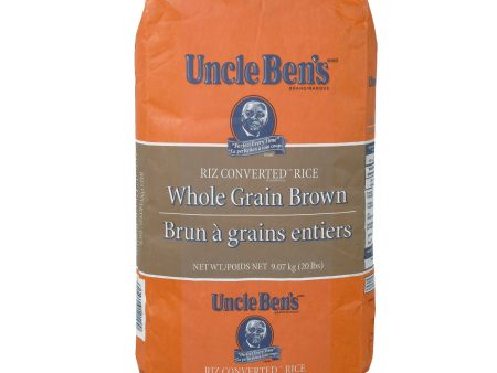 Rice Brown Whole Grain - 1 x 9.07 kg - Uncle Bens - Restaurant and Foodservice Ingredients - Canadian Distribution Online Sale