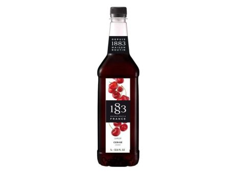 1883 Maison Routin Premium Syrup - 6 x 1L Pet-Plastic Bottles  - Cherry Online Hot Sale