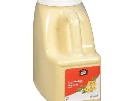 Spice Mustard Ground - 1 x 1.9 kg - Clubhouse - Restaurant and Foodservice Ingredients - Canadian Distribution Online