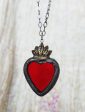 Sacred Heart ~ Stained Glass Amulet Supply