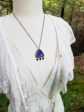 Nyx Trefoil ~ Iridescent Stained Glass Amulet Hot on Sale