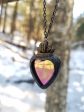 Iridescent Stained Glass Sacred Heart Amulet Discount