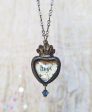 hope ~ Sacred Heart Pictorial Shrine Amulet Hot on Sale