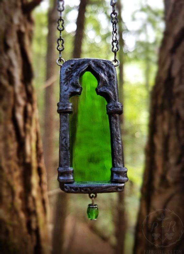 Pomona s Arch ~ Stained Glass Amulet Sale